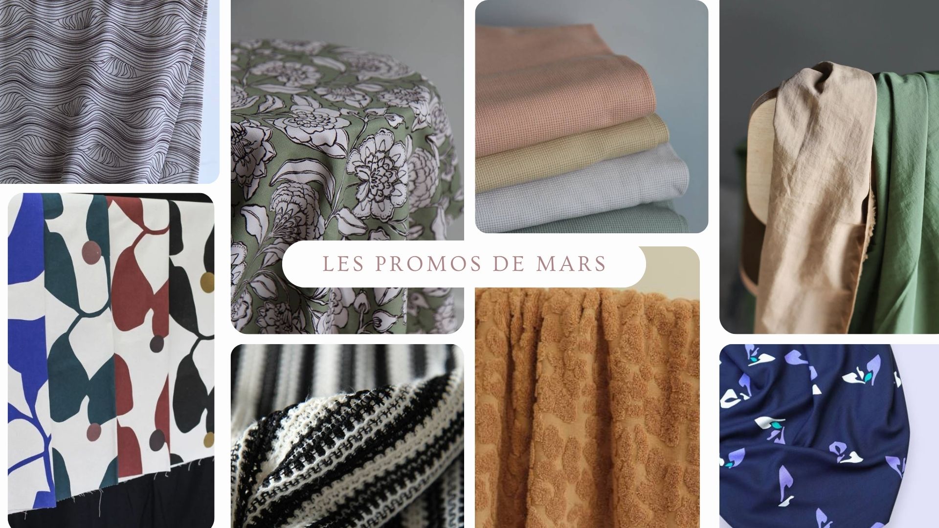 les promotions tissus et mercerie